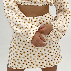 NWT Revolve WeWoreWhat Mini Slip Skirt